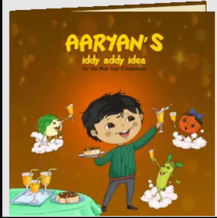 Adi's Iddy Addy Idea for New Year book cover