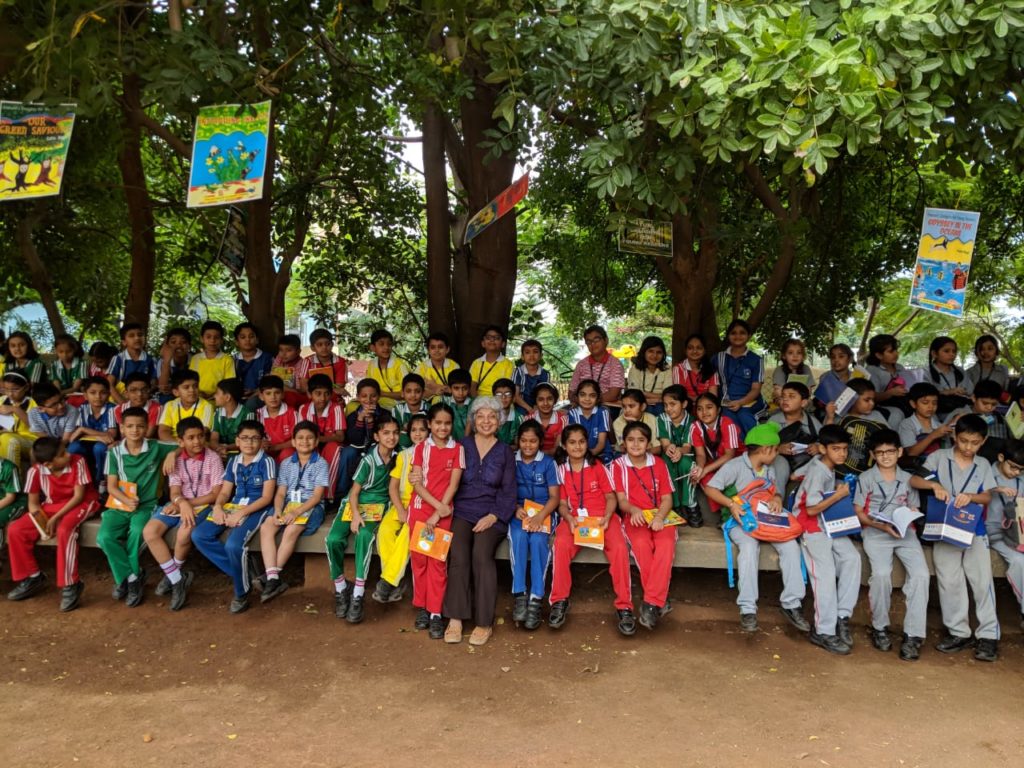 Storytelling session at Wisdom High School, Nasik