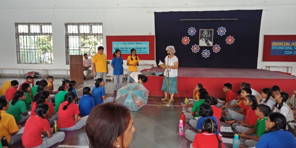 Poetry workshop at Godrej Udayachal School