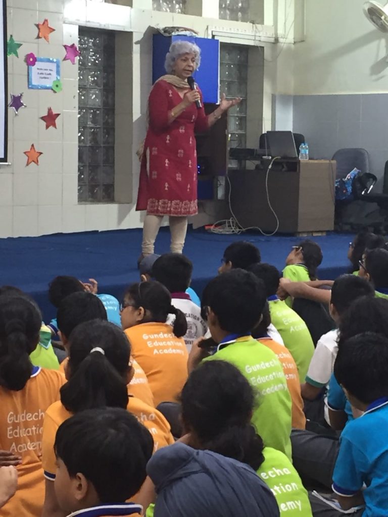 A storytelling and poetry event moment