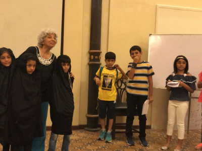 Dramatised reading during the book launch of The Mysterious Lovables